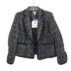 Anne Klein Women's Cropped Tweed Blazer Size 10